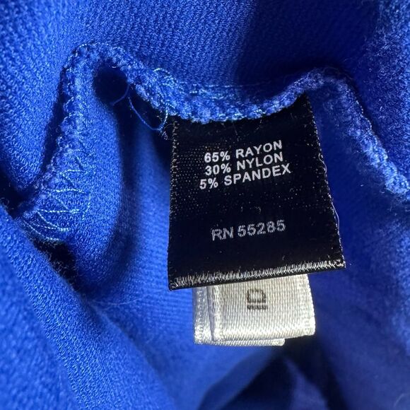 Express royal blue strapless dress with pockets size small - Picture 5 of 6